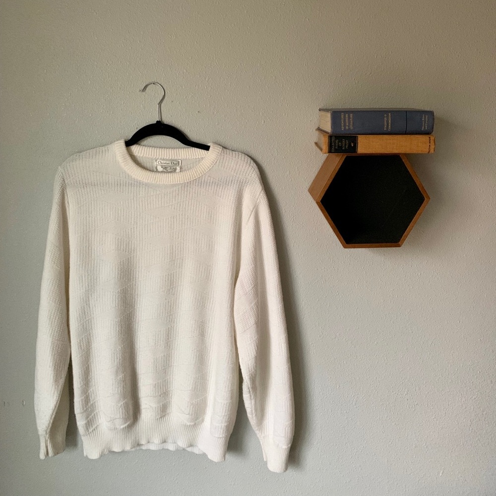 ⭐️Vintage Dior off white sweater ⭐️